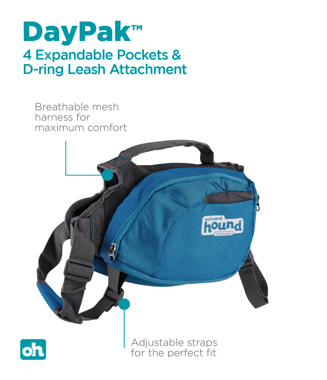 DayPak Saddleback Dog Backpack - Image 6