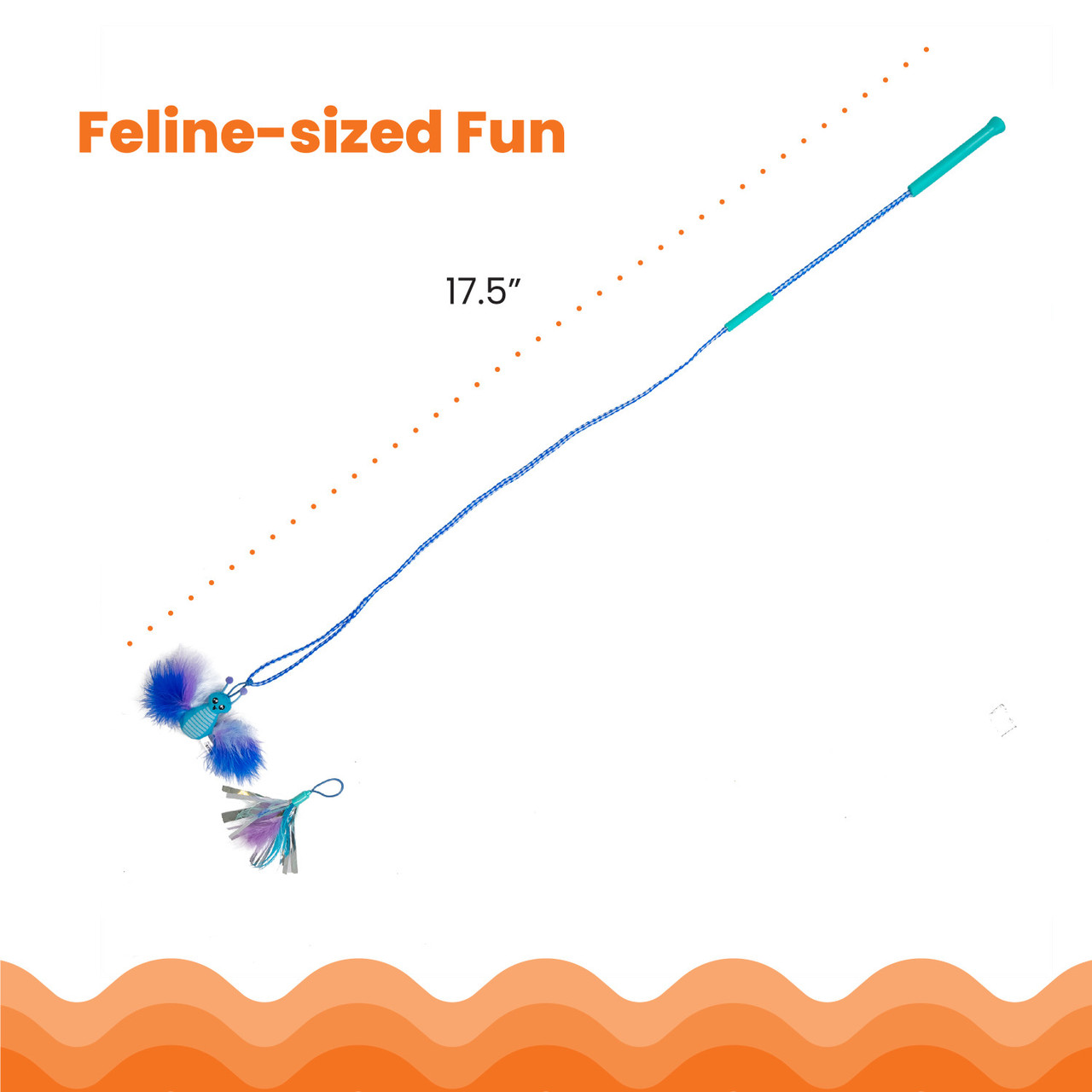 Tail Teaser Air Prey Interactive Cat Wand - Image 5