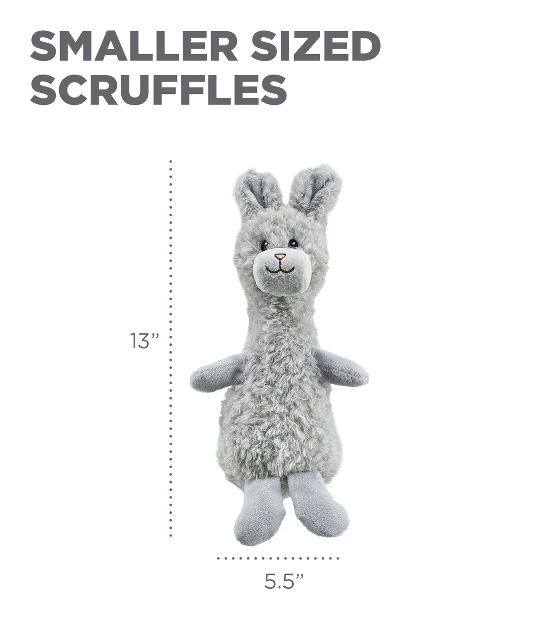 Scruffles Plush Dog Toy, Bunny - Image 12