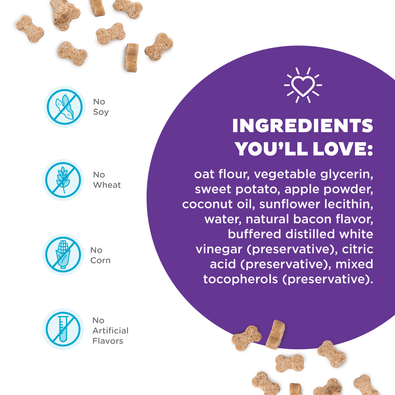 Puzzle Bitez Training Treats for Dogs Apple Bacon Flavor - Image 3