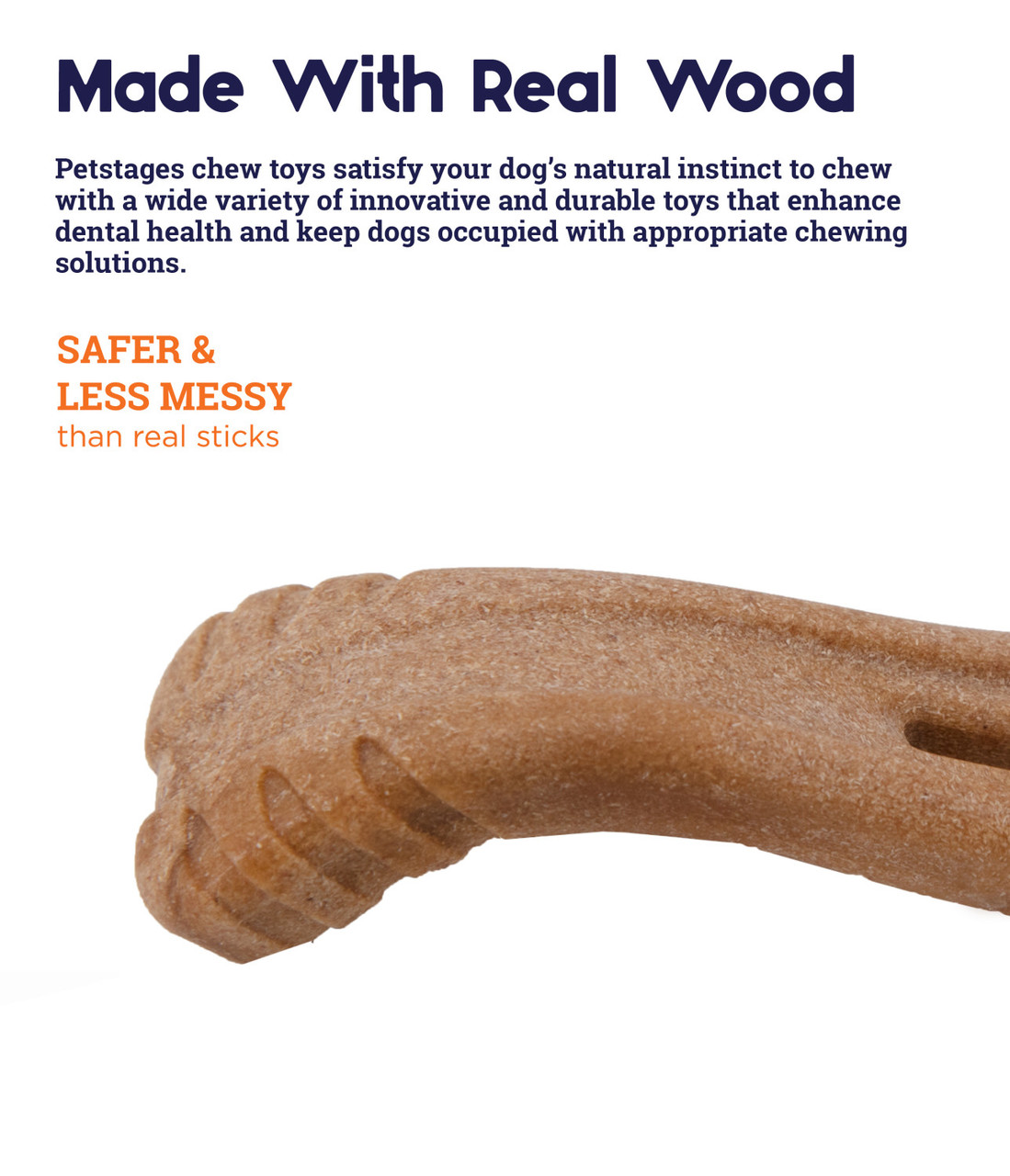 Dogwood Flip and Chew Bone, Brown, Medium - Image 4