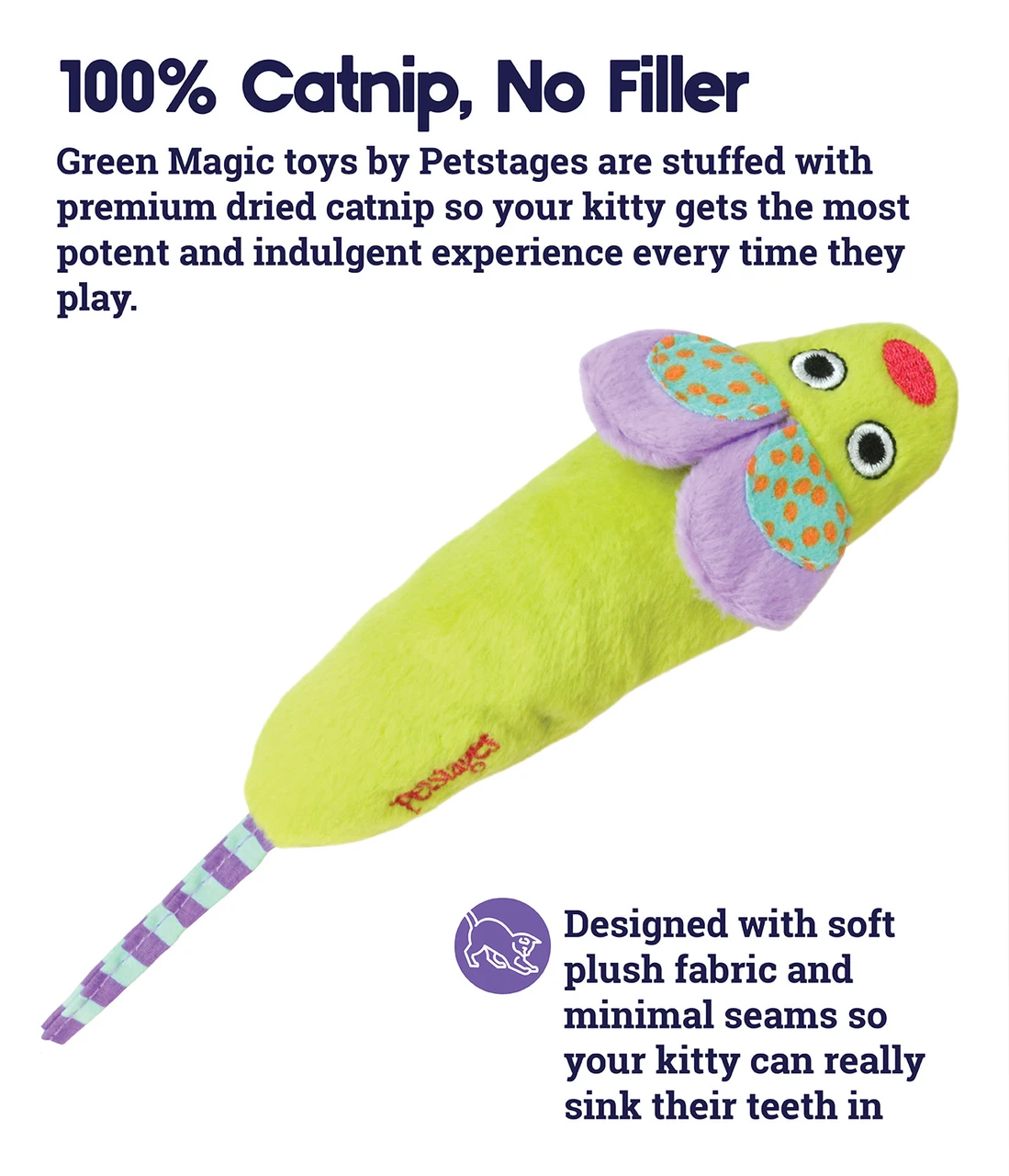 Green Magic Mightie Mouse Cat Toy, Green - Image 2