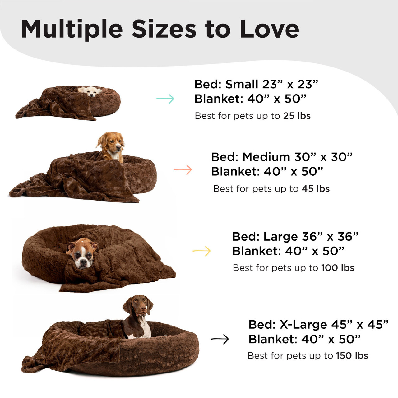 2 Piece Bundle: Donut Lux Bed, Throw Blanket Cat & Dog Bundle Set, 36x36 - Image 18