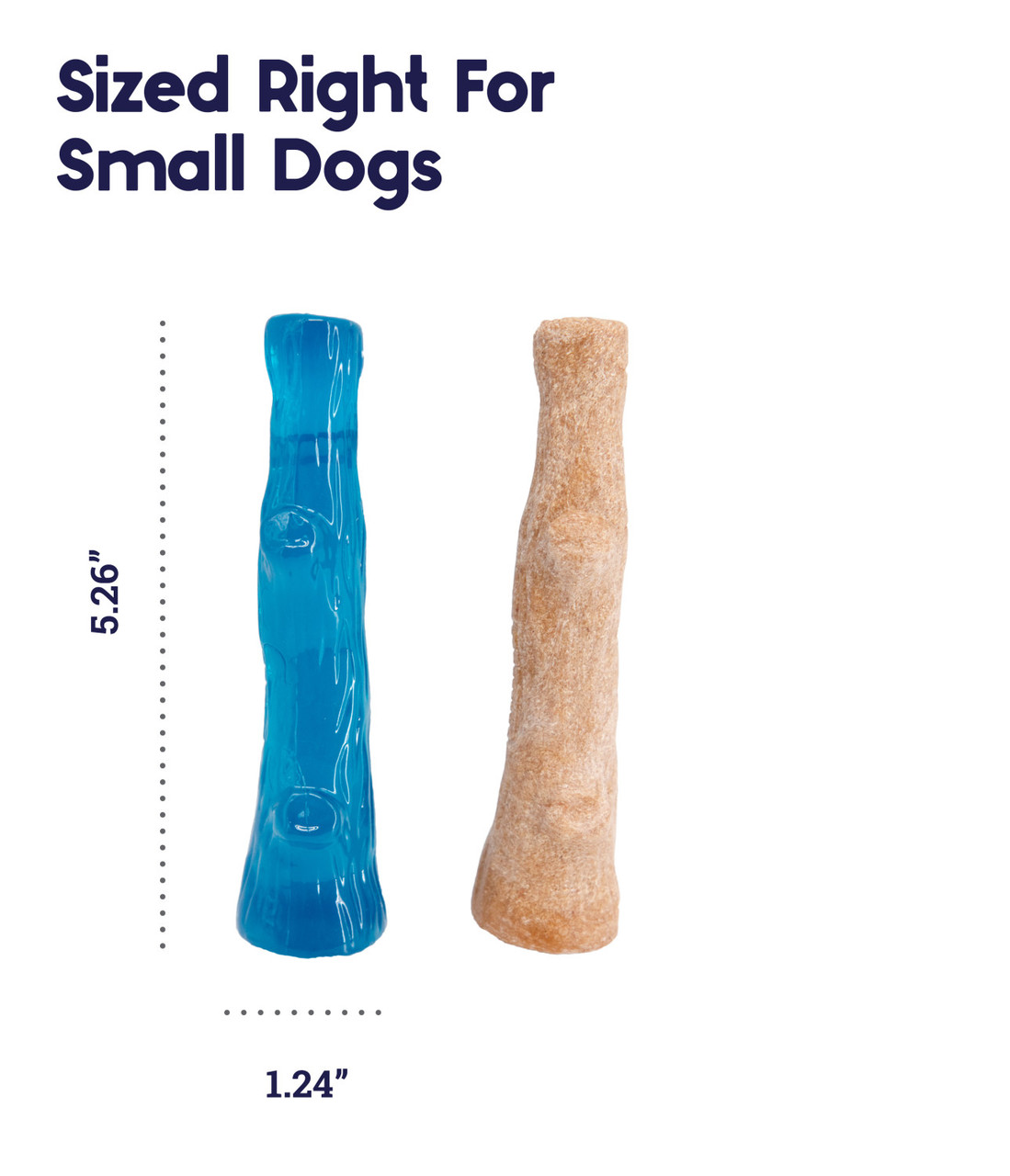 Dogwood Wood Alternative Dog Chew Toy, Puppy 2-pack, Multi, Small - Image 5