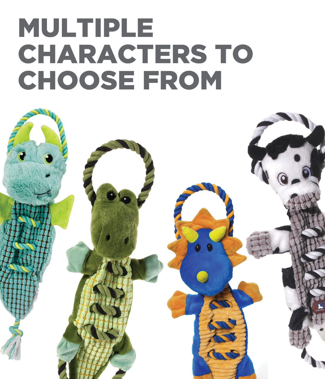 Ropes-A-Go-Go Interactive Plush Dog Tug Toy - Image 4