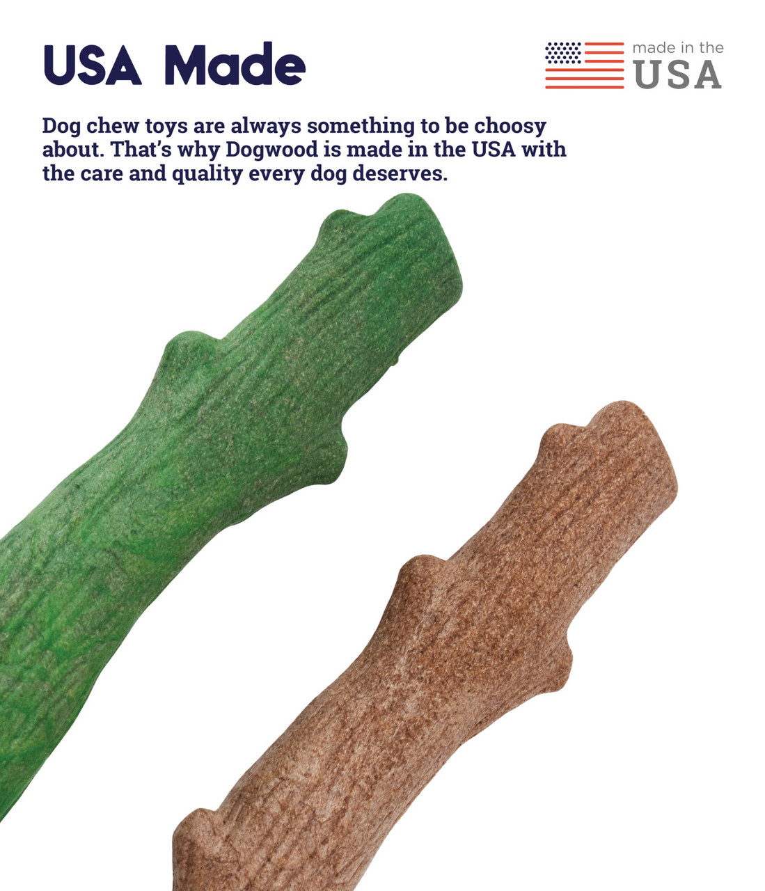 Dogwood Wood Alternative Dog Chew Toy, Original & Fresh Breath 2-pack, Multi, Large - Image 3