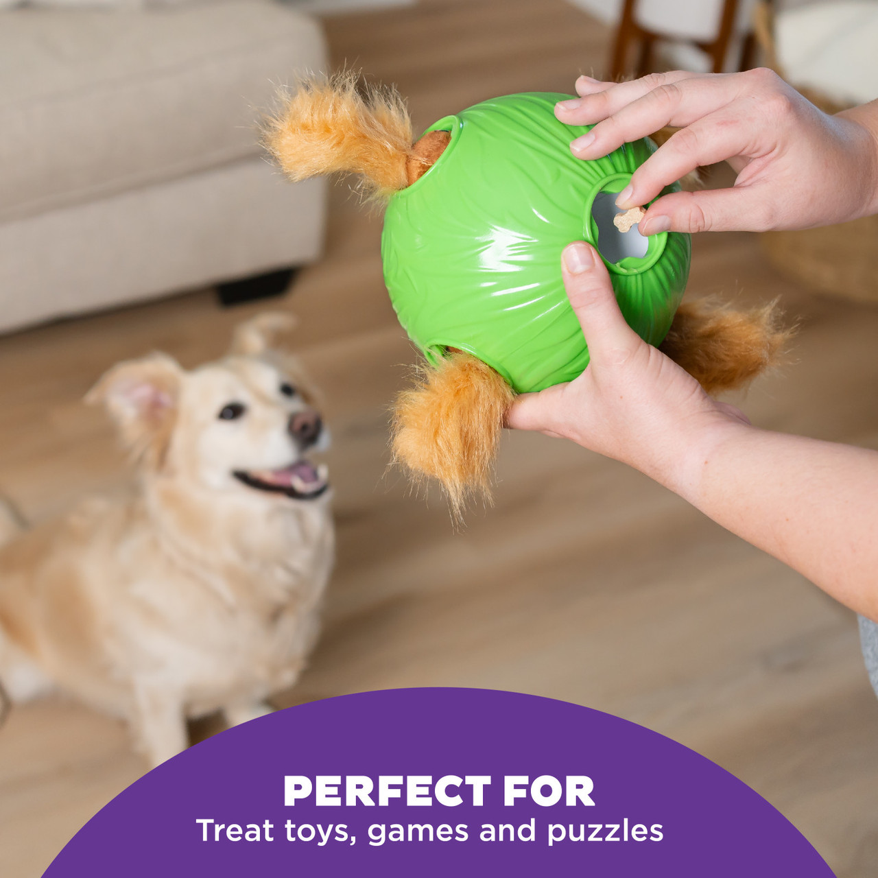 Puzzle Bitez Training Treats for Dogs Peanut Butter Flavor - Image 2