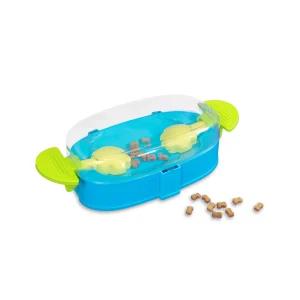 Paw N' Play Dog Puzzle, Dog Enrichment Toy, Blue