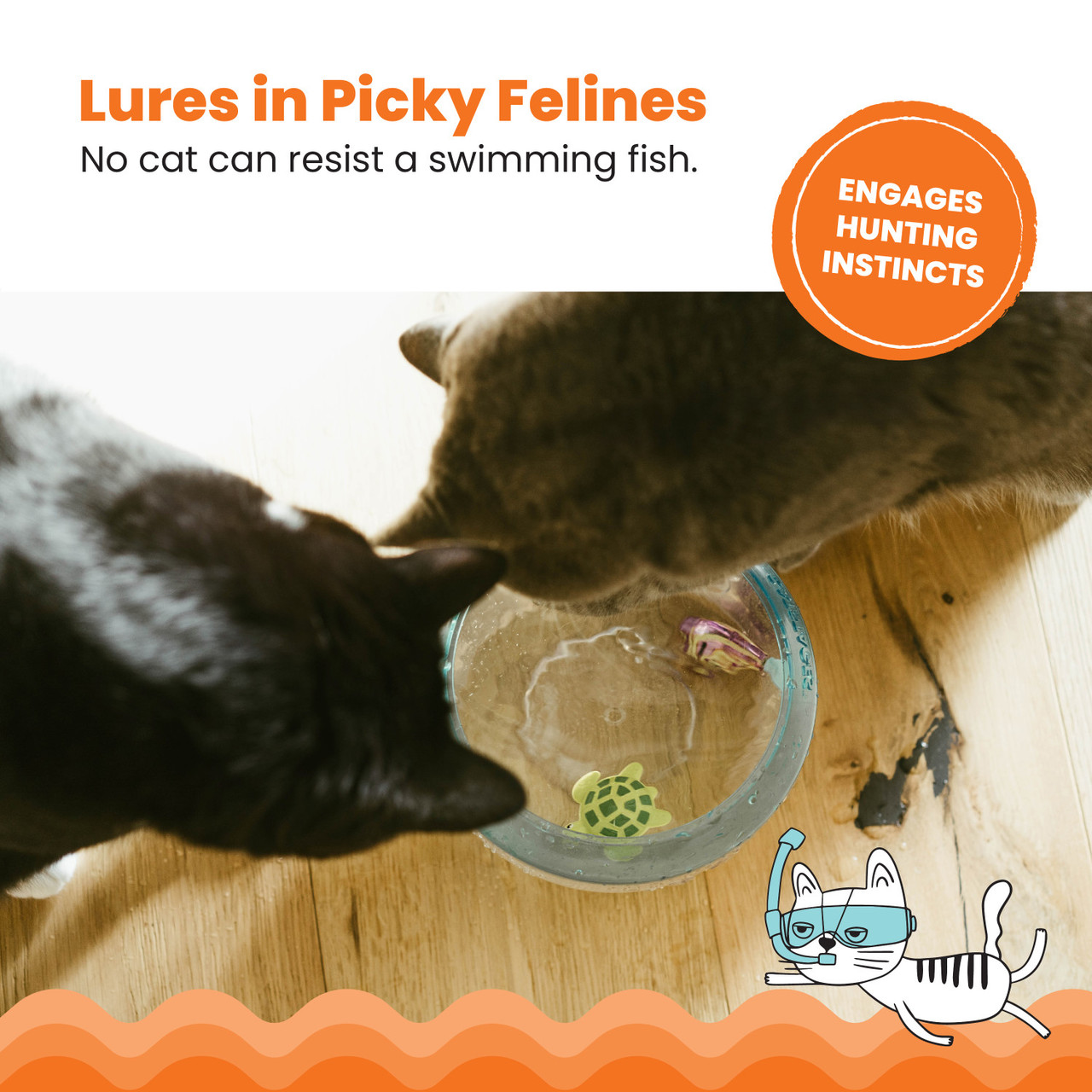 MEOW-SMERIZING™ Fish Bowl Cat Toy - Image 4