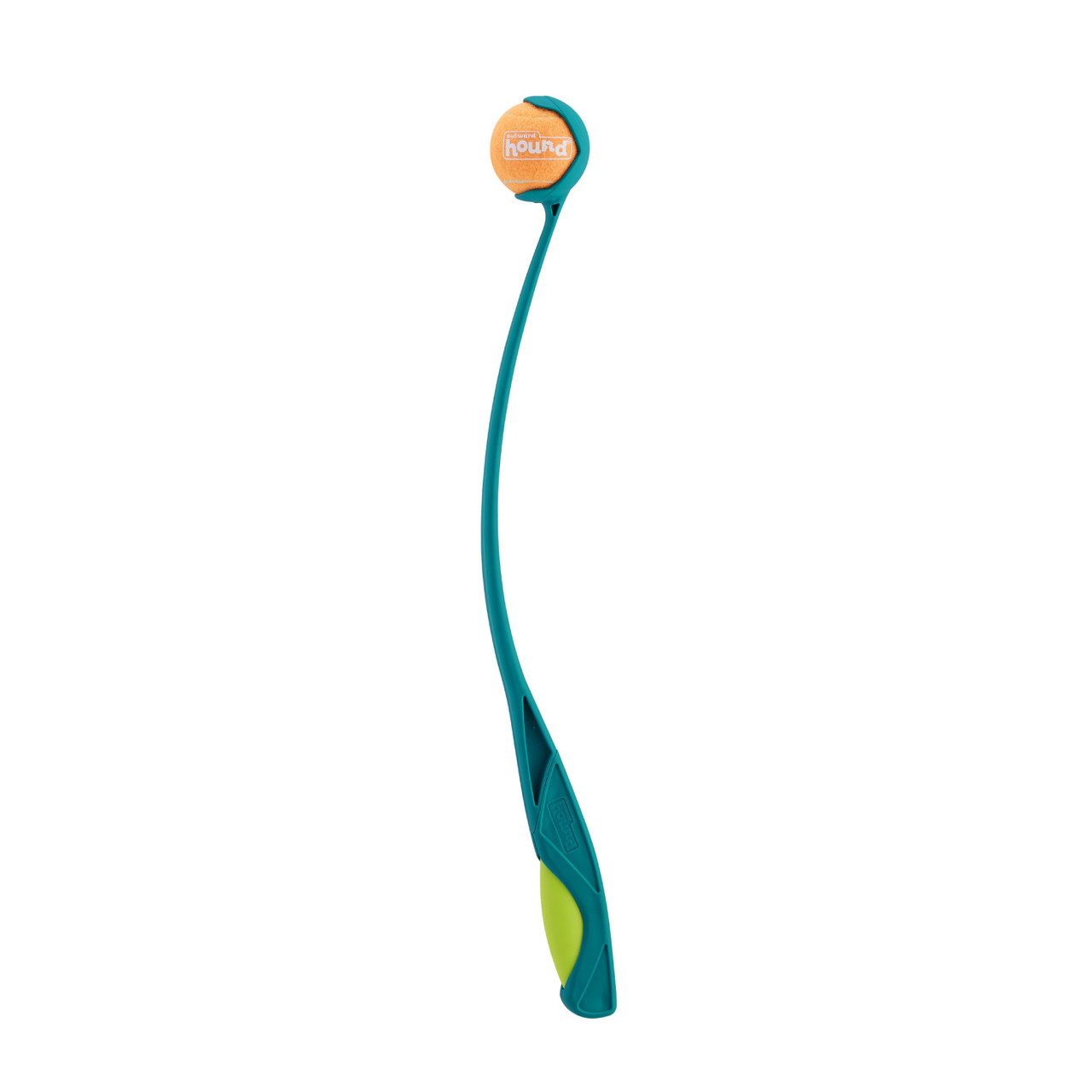 Launch A Ball Squeak Dog Ball Launcher, Turquoise