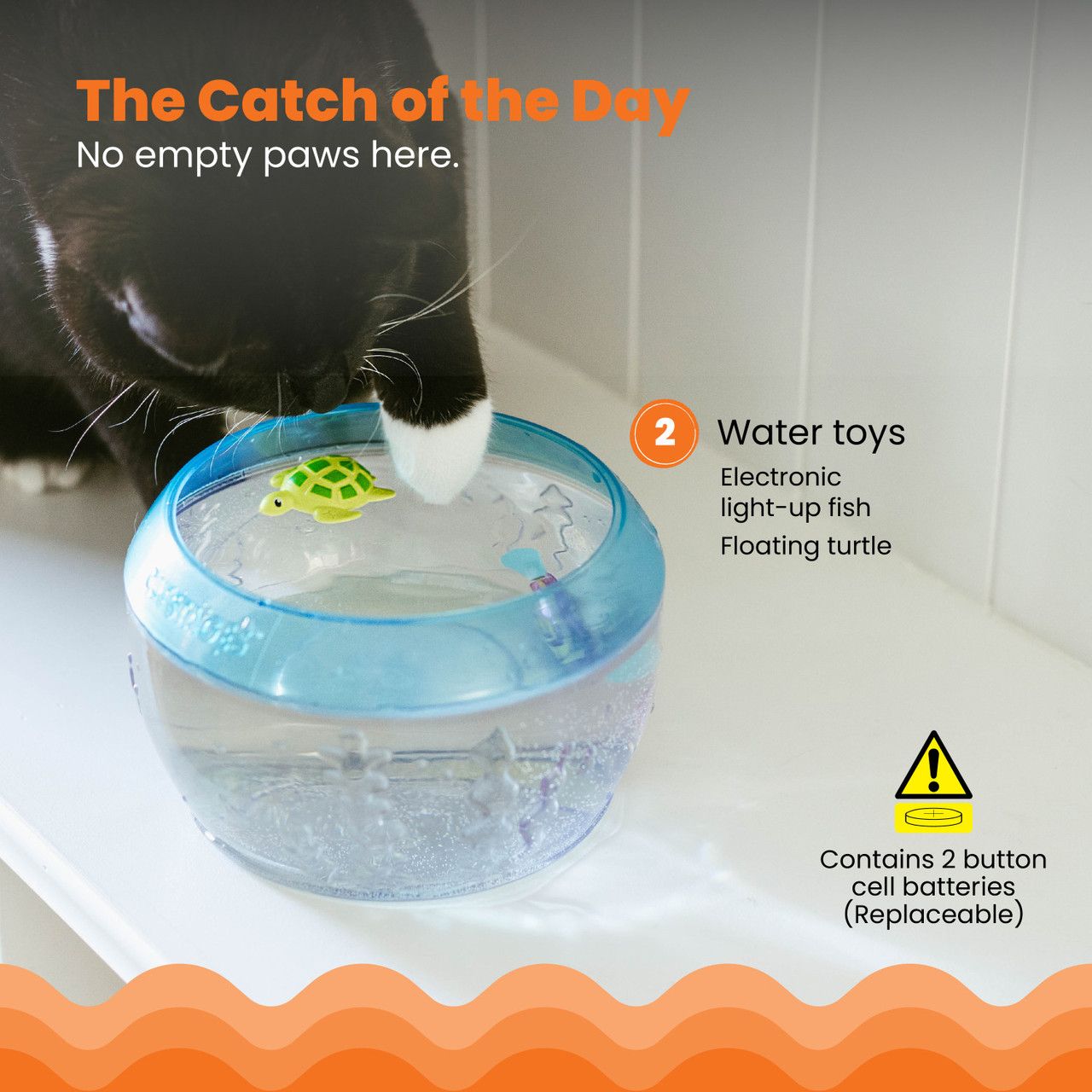 MEOW-SMERIZING™ Fish Bowl Cat Toy - Image 3