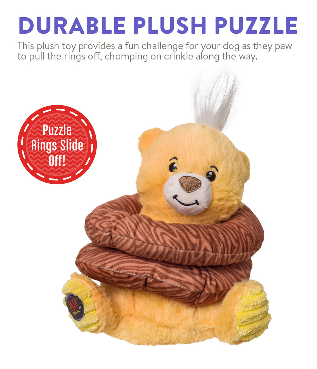Ringamals Plush Dog Toy Puzzle - Image 3