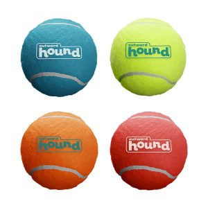 Squeaker Ballz Squeaky Tennis Balls, Large