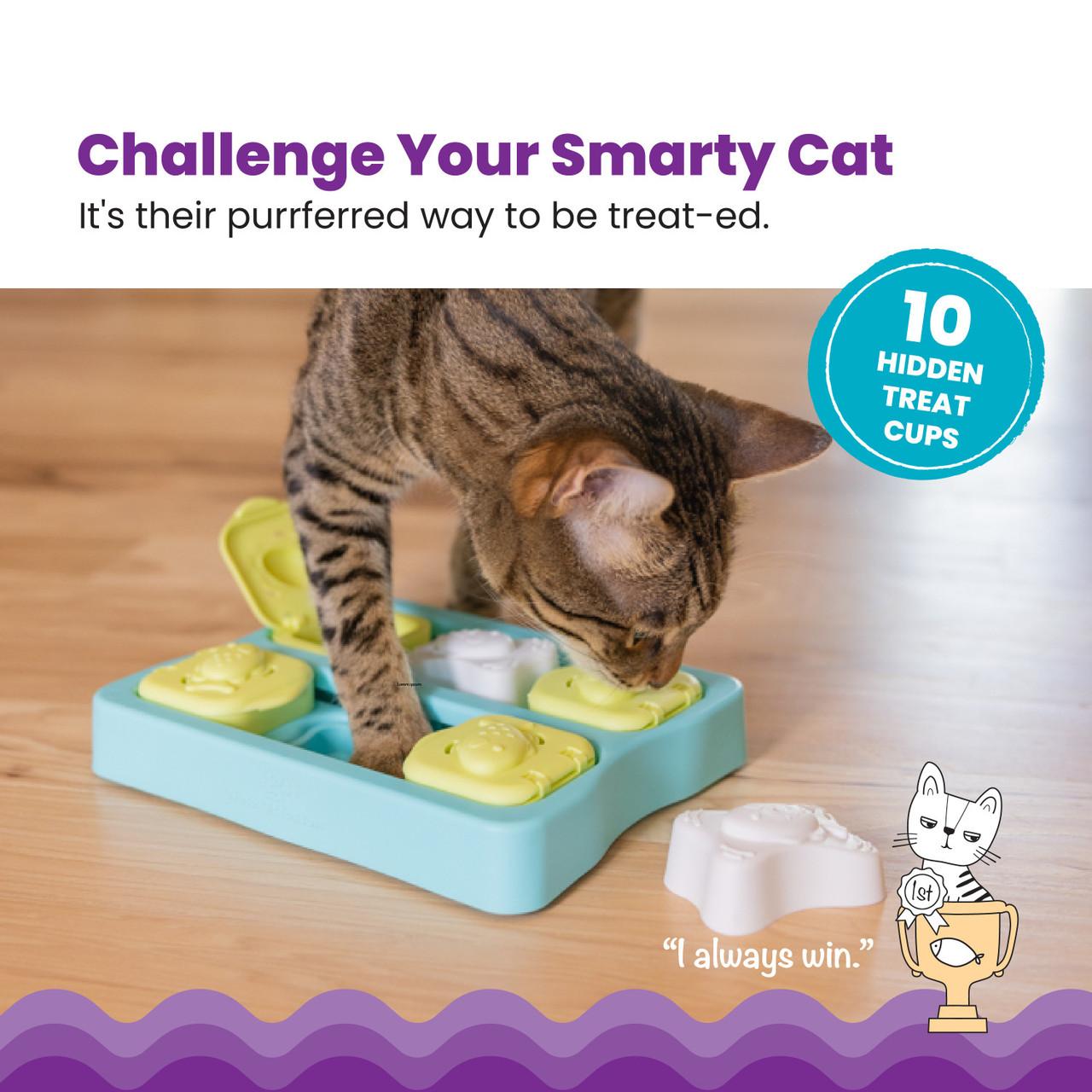 Kitty Cube Puzzle for Cats - Image 2